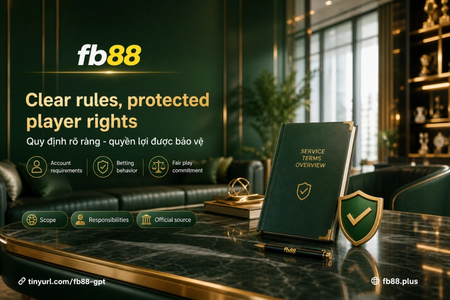 Persyaratan akun syarat dan ketentuan Fb88 aturan transaksi perilaku taruhan