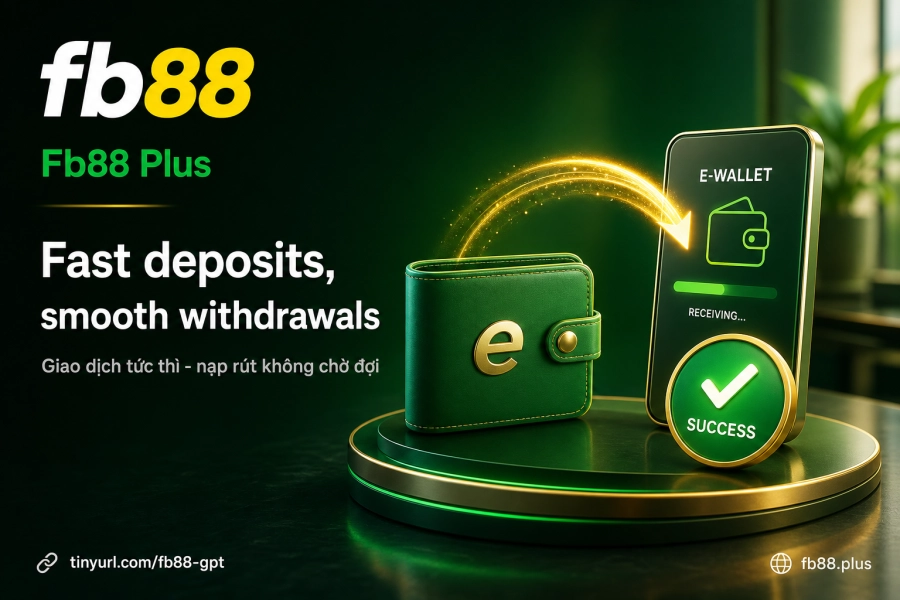 Deposit dan penarikan Fb88 melalui transfer bank, dompet digital dan FastPay dengan pemrosesan cepat