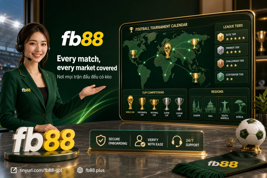 Aula taruhan olahraga Fb88 50+ olahraga odds kompetitif 2026